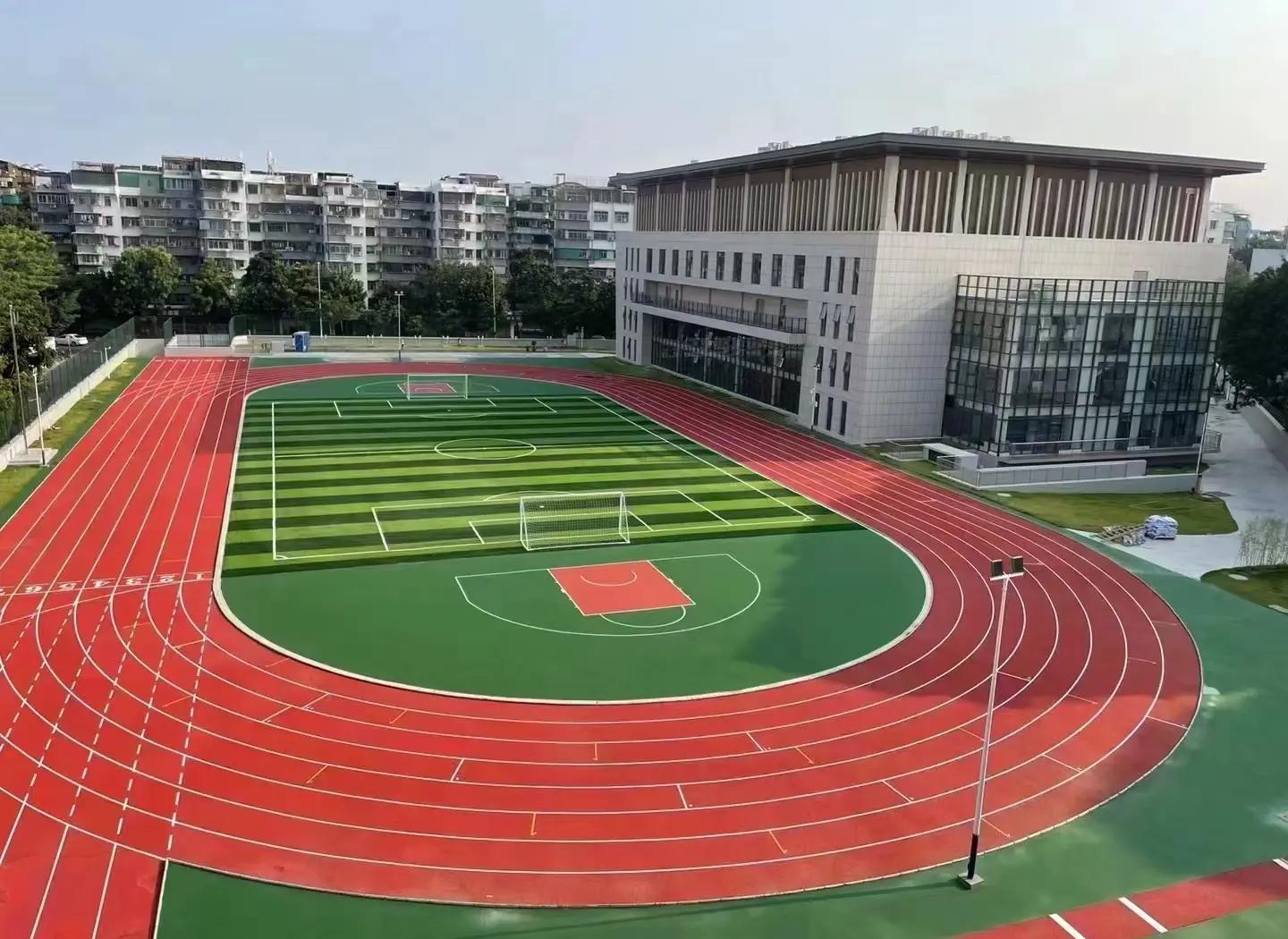 惠州市硅PU材料塑胶篮球场 - 价格